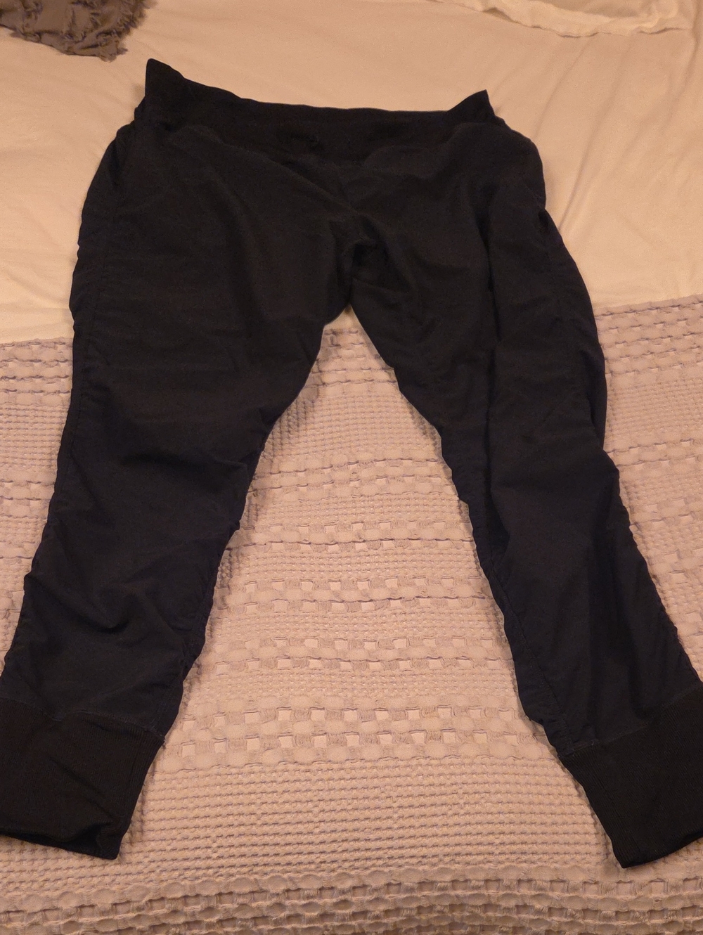 Diadora Black Lounge Pants with Cuffed Ankles Xxl